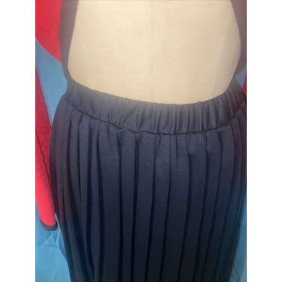 NOS Vintage 80s Red And Black Skirt Suit Sz 10 USA Made With Tags - Picture 11 of 11